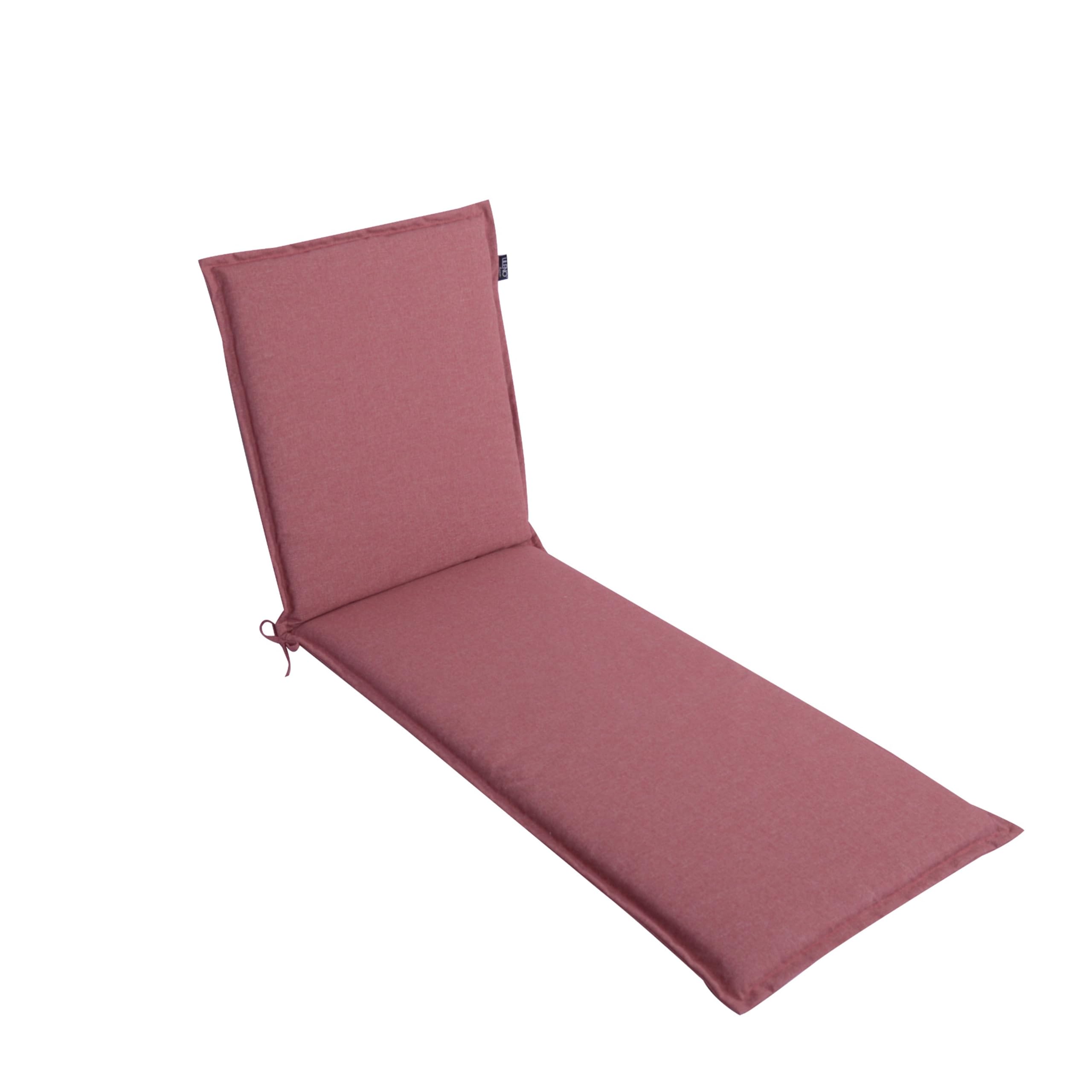 LILENO HOME Funda para silla de jardín - perfecta para tumbona de playa (190x60x5cm) - Rojo