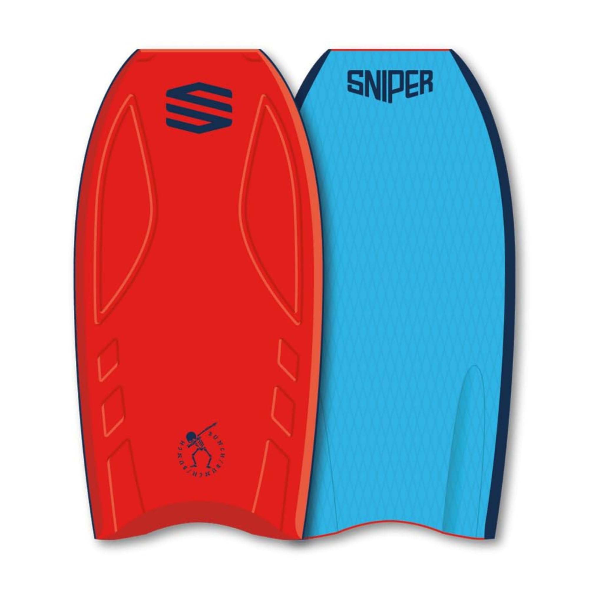 Sniper Tabla de Bodyboard Sport Serie Improve EPS Stringer de Fibra de Vidrio epoxi