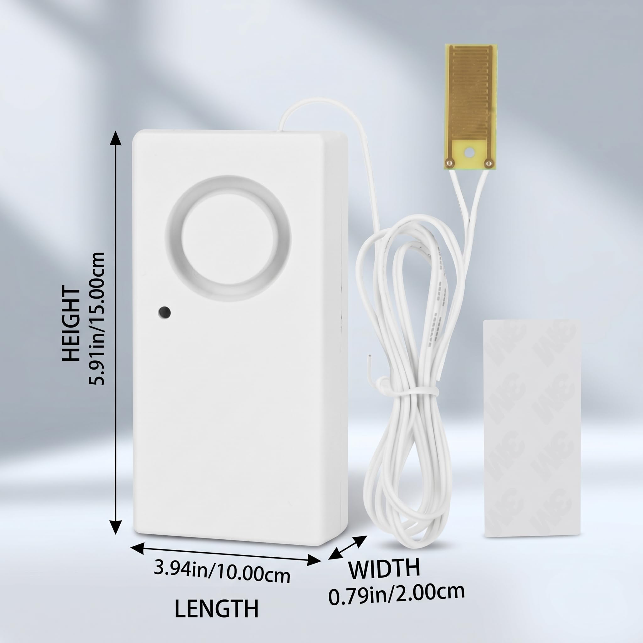 Topvico Zigbee Hub Detecteur Deau Idealny Security Alarme De Fuite D Eau Sew, 120Db Security Alarm Przekroczenia Poziomu Wody Czujnik Alarmu Wycieku System Alarmowy Poziomu Wody