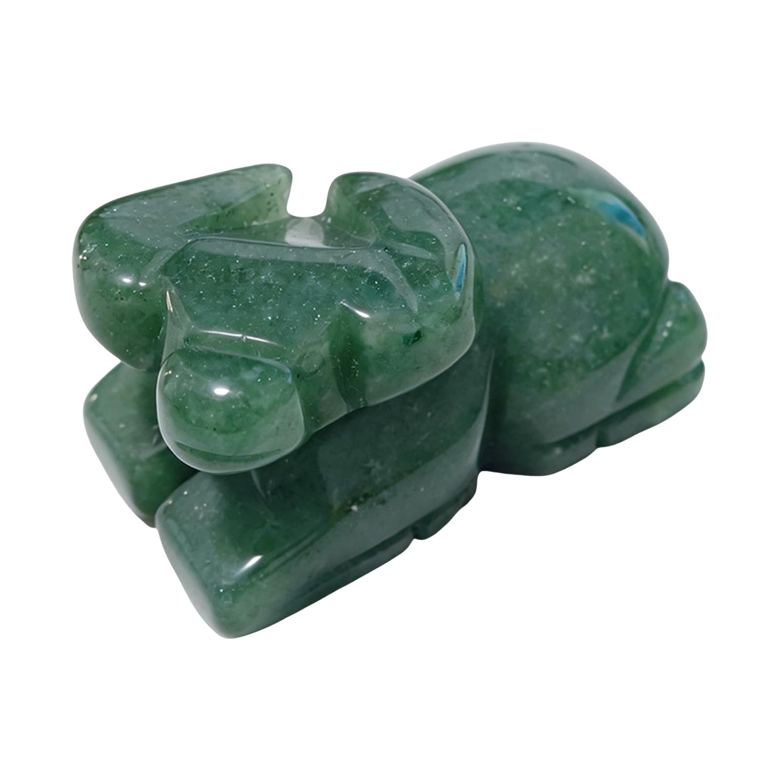 Hredyqw Zodiacs Animal Green Aventurines Stone Figurine Carved Crystal Chinese Zodiacs Statue Home Offices Decors Art