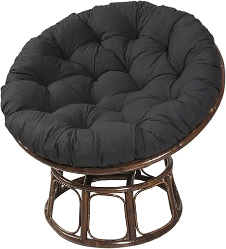 Lifup Papasan - Cojín para silla mecedora, cojín de asiento de hamaca para colgar silla de huevo, plegable, sofá de jardín, patio, jardín, columpio,