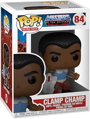 Miniatura 3 de POP Retro Toys Masters of The Universe - Clamp Champ Funko Pop! Figura de vinilo (paquete con funda protectora compatible con Pop Box), multicolor,
