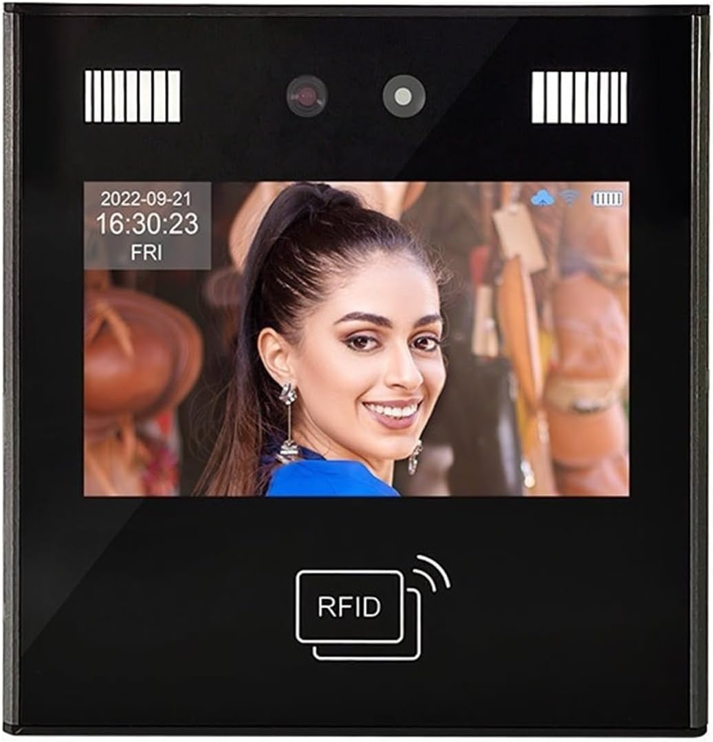 タイムカードレコーダー、 4.3 インチ AI ダイナミック顔出席アクセス