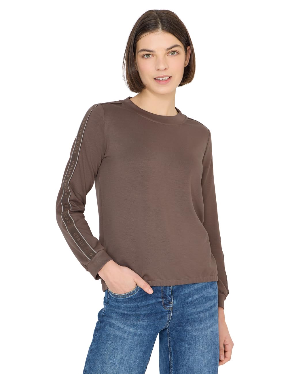 Damen Shirt mit Tape-Details