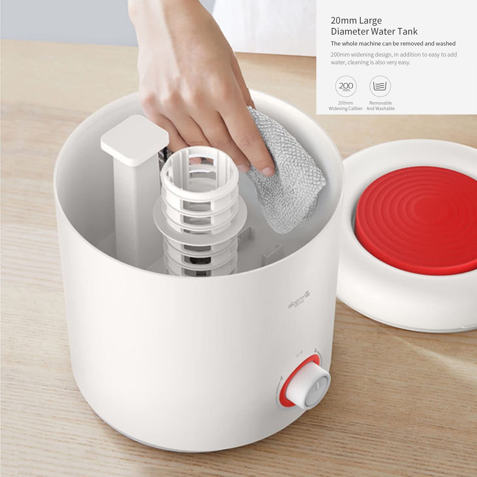 Nawilżacz Nawilżacze powietrza F300 2,5 l łatwe do dodania brak wody automatyczna ochrona przed awarią zasilania nawilżacze domowe klimatyzatory czasowe Nawilżacz biurkowy