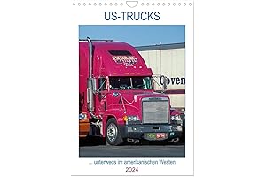 Semi Truck Calendar 2024: US Trucks ... on the Road in the American West