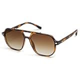 Retro Trendy Aviator Polarized Sunglasses Men Women Vintage 70s Square Stylish Frame Sun Glasses SJ2283