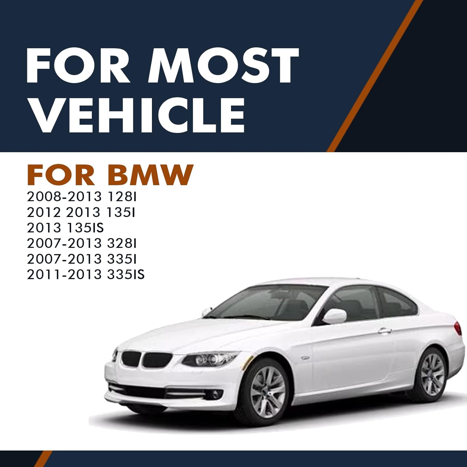 PM Auto Pair of 2 Front Left-Right Quick Complete Strut-Coil Spring Assembly For 2007-2013 BMW 328I RWD w/Sport Suspension