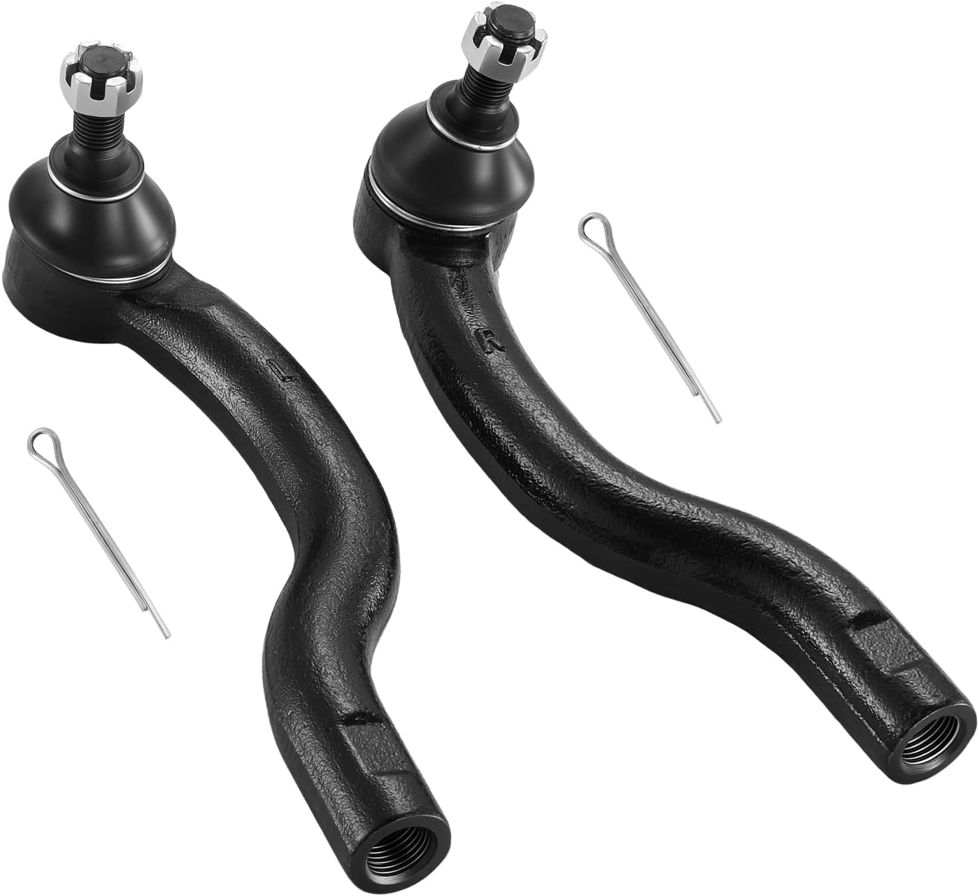 2-PC Outer tie rod ES800053 ES800054 Compatible with Toyota RAV4 2006-2018