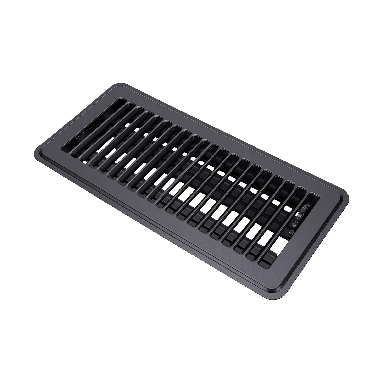 Hyuduo Rejilla de Ventilación de Acero para Piso Pulgadas, Registro Transitable con Compuerta Ajustable para Sistemas HVAC del Hogar