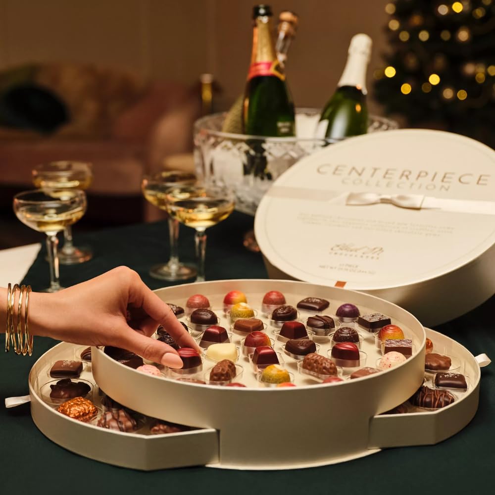 Ethel M Chocolates Centerpiece Collection, 65-Piece Premium Chocolate Assortment