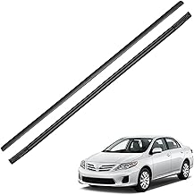 Silscvtt Roof Trim Molding Kit Sealing Strip Black Replacement for Corolla 2009-2013