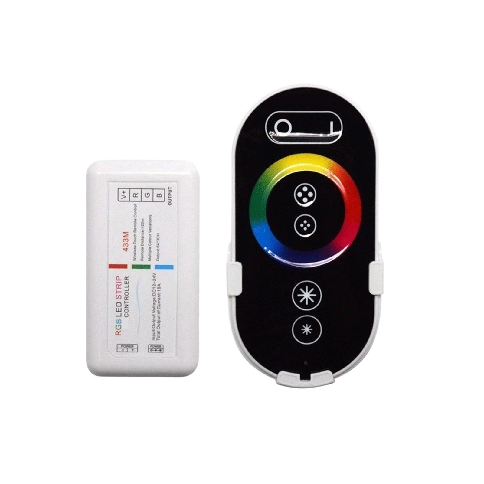 Controlador táctil LED para tiras RGB 5050 y ambientes personalizados en casa