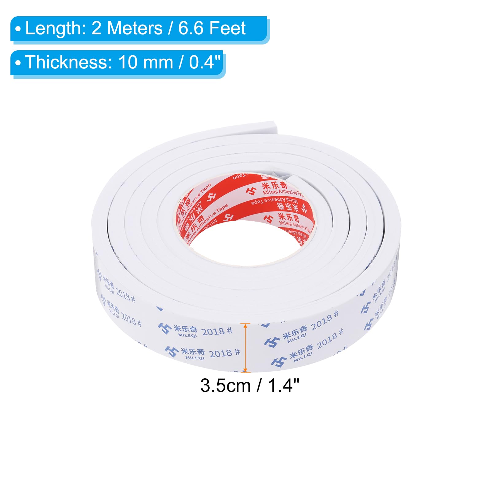 PATIKIL 2m/6.6ft Sealing Foam Tape - Image 2