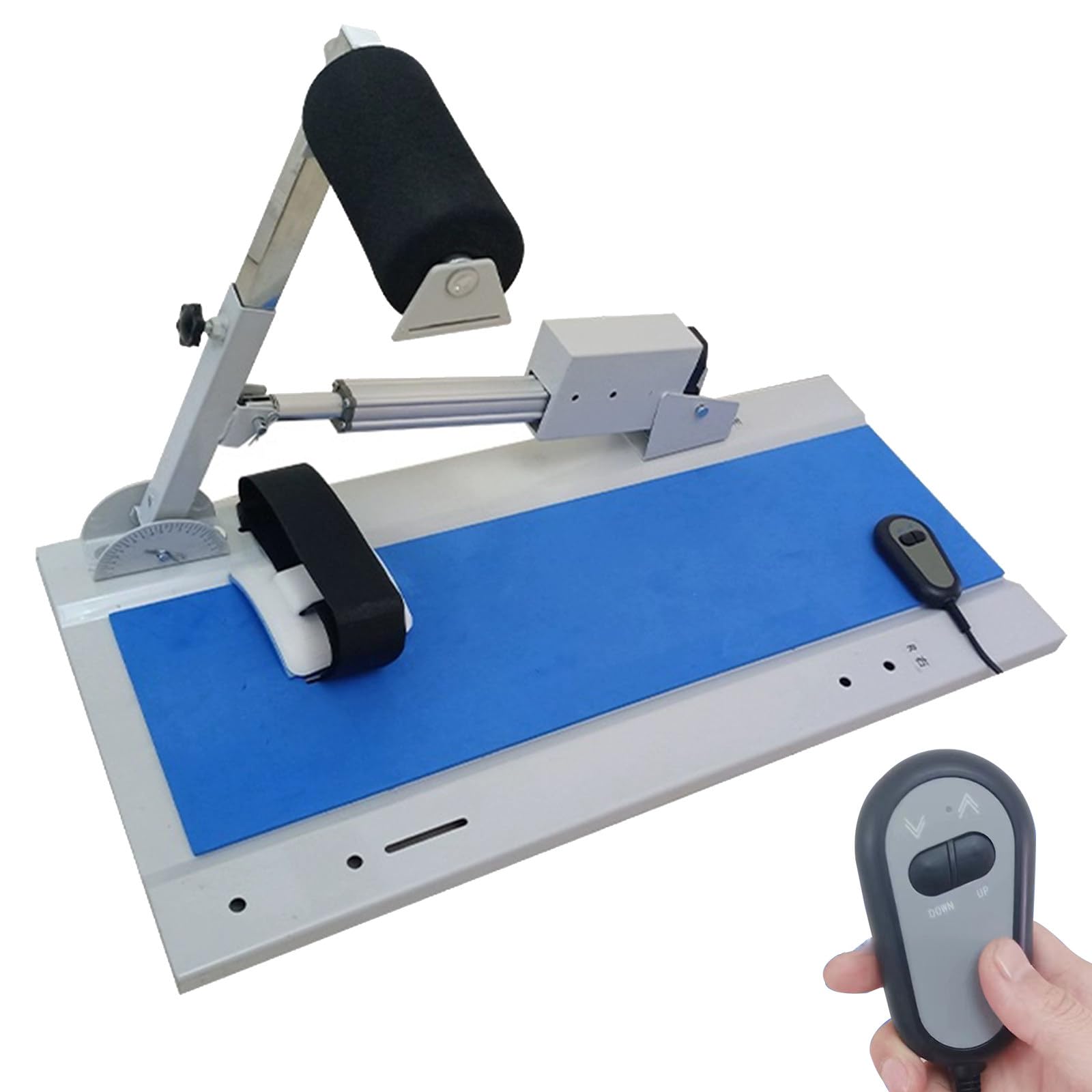 DPLWJPP Electric Knee Rehabilitation Trainer for Leg Bending And Stretching Continuous Movement of The Knee Joint Angle Adjustment 200kg Thrust for Knee Pain Relief Leftleg
