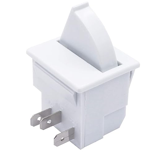 TWTADE Interruptor universal de la puerta del refrigerador Contorl Interruptor de luz del congelador 3 Pin momentáneo para refrigeradores de varias