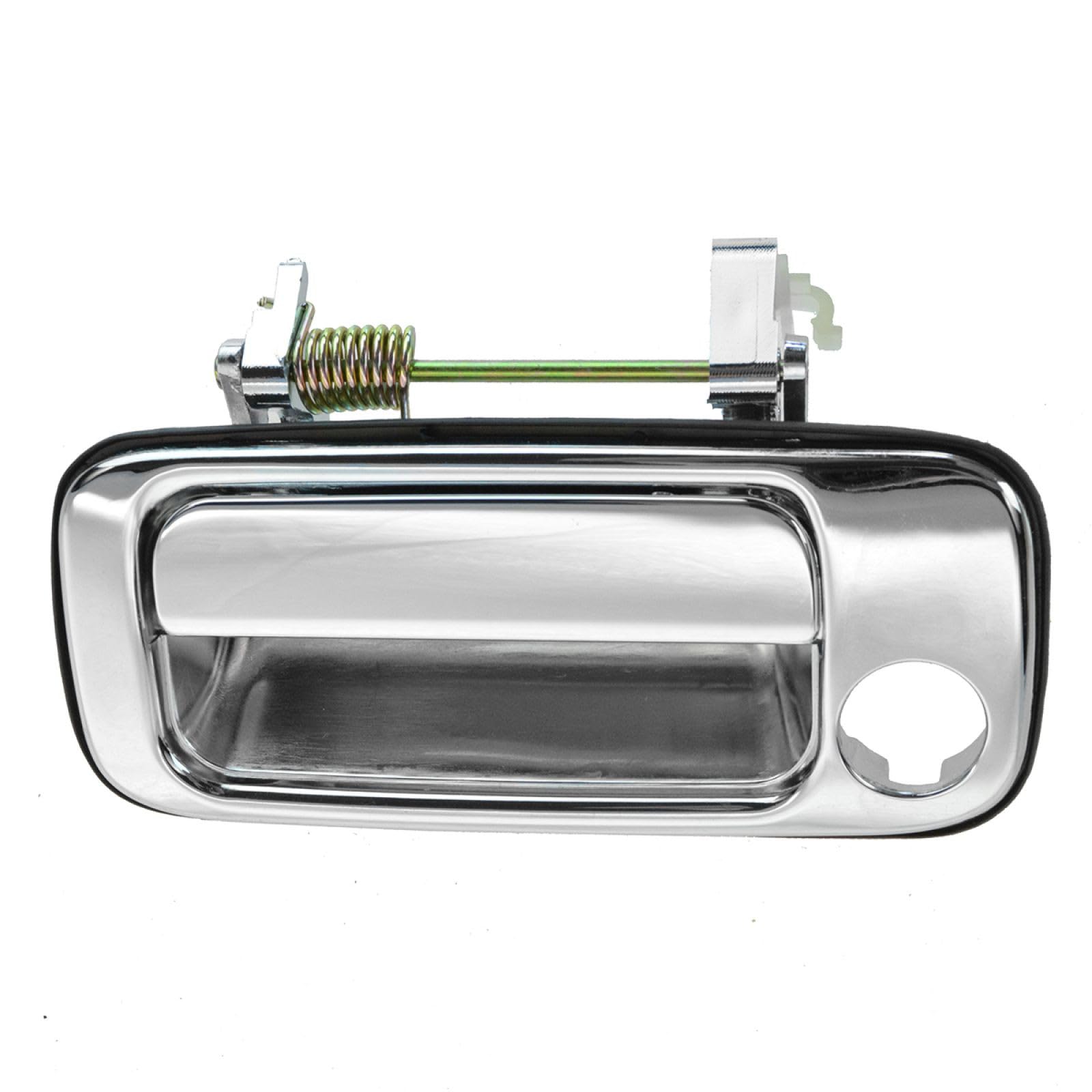 Front Left Exterior Door Handle Chrome Drivers Side Compatible with 1991-1997 Toyota Land Cruiser