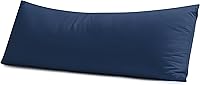 Vista 28 de Juego de 2 protectores de almohada de algodón egipcio 100%, tejido satinado de 400 hilos, protectores de almohada estilo cremallera de fácil cuidado