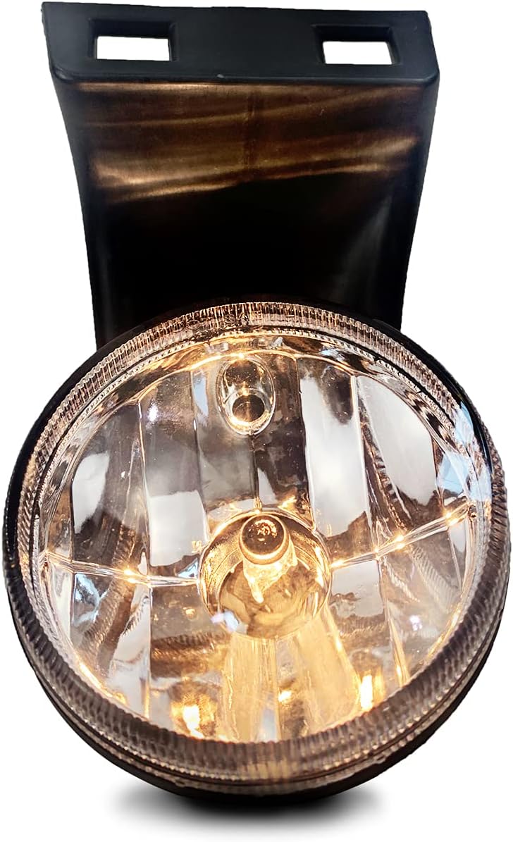 Fog lights Compatible with [1994-2002 Dodge RAM 1500 2500 3500] Pair Left+Right With 880 12V 27W Halogen Bulbs(Clear Lens)