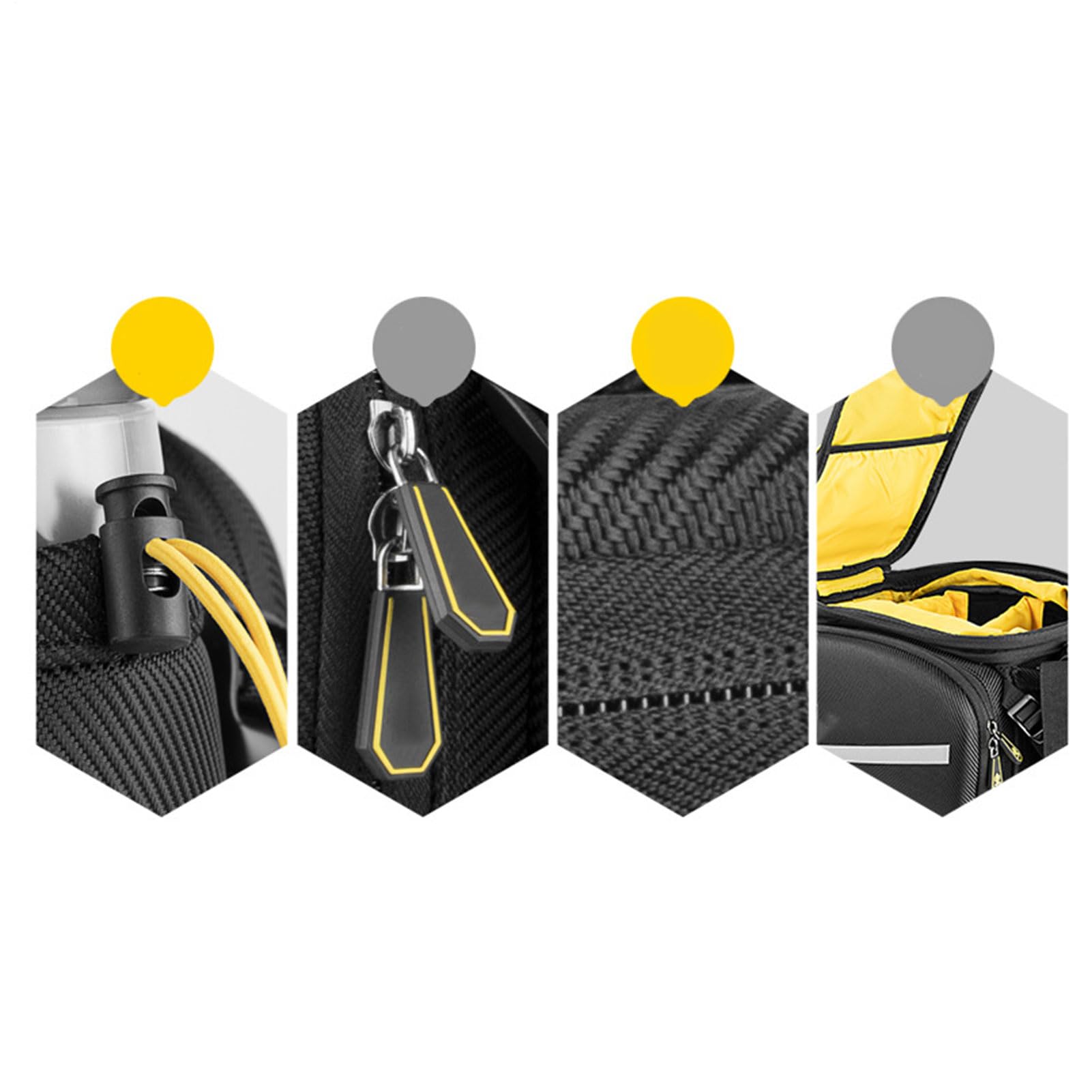 Borsa Da Bici Pannier Organizzatore Per Portapacchi Posteriore Biciclette | Grande Borsa Impermeabile Elettronica per Viaggi Ciclismo Escursionismo Shopping
