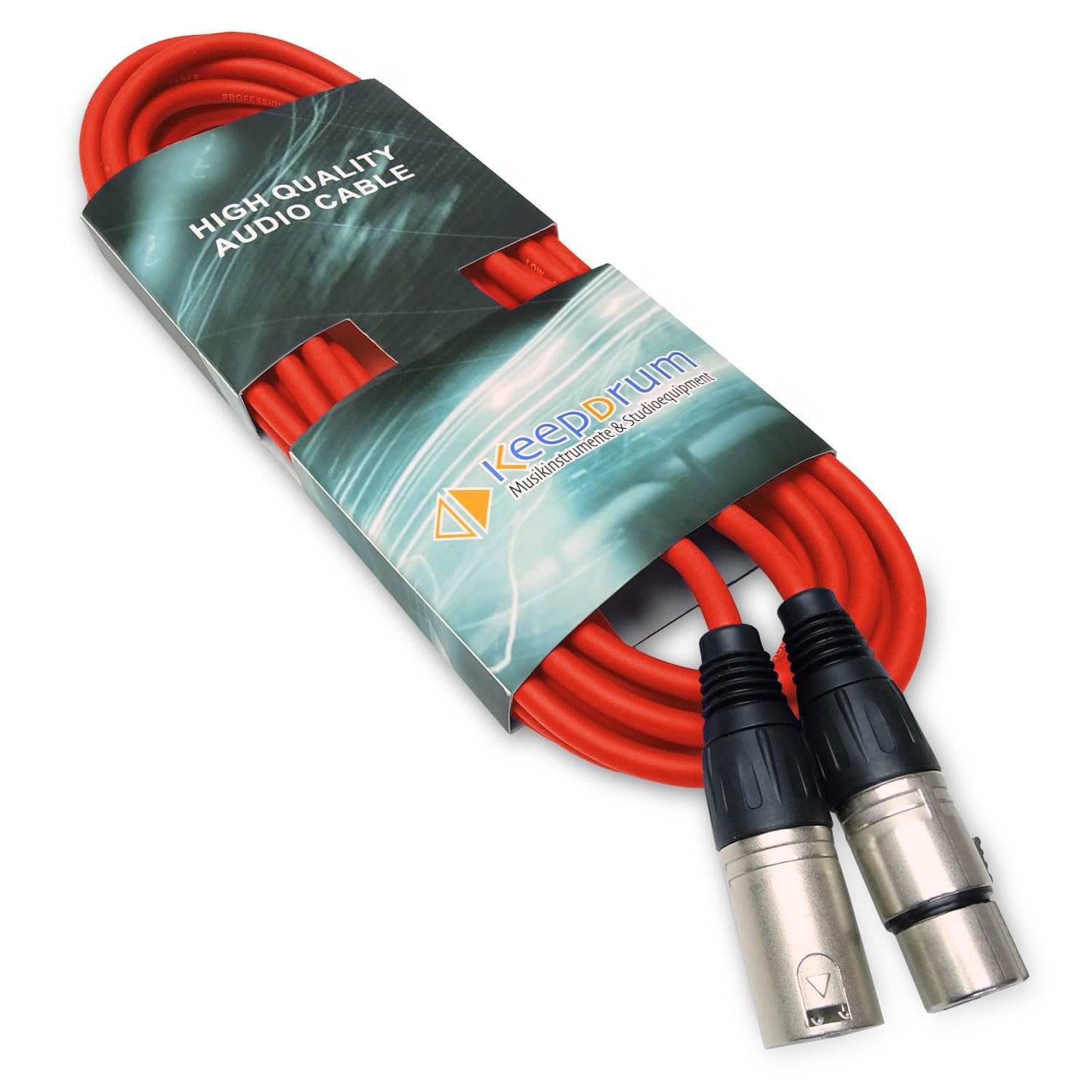 Rode NT1 Signature Red Studio-Mikrofon Rot + keepdrum XLR-Kabel Rot