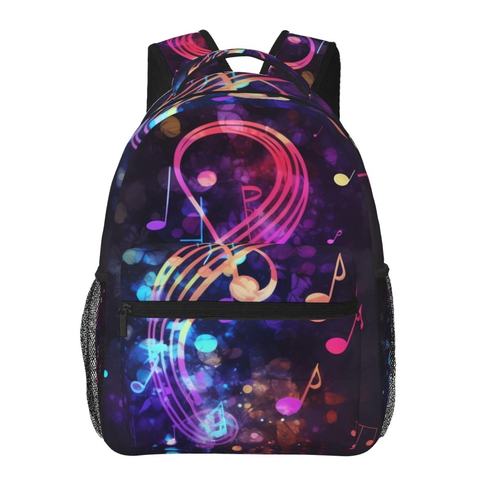 Sac à dos galaxie et note de musique noir taille unique pour protéger vos affaires de voyage - 8