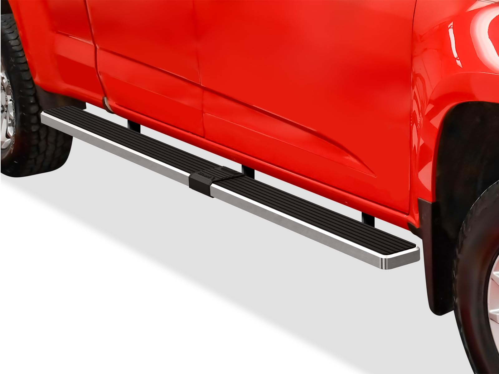 APS (Polished 304 Stainless Steel 6in Wheel to Wheel Running Boards Nerf Bars Compatible with Chevy Colorado GMC Canyon 2015-2025 Crew Cab 6ft Bed