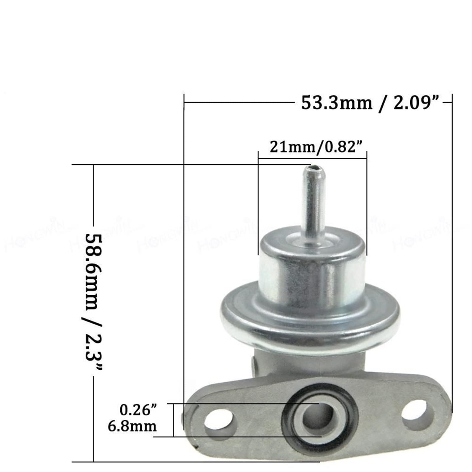 EBAYIN 861126A1 Nuovo Kit regolatore Pressione Carburante Adatto for MerCruiser 4.3L 5.0L 5.7L 6.2L 350 Mag MPI V8 9-33206