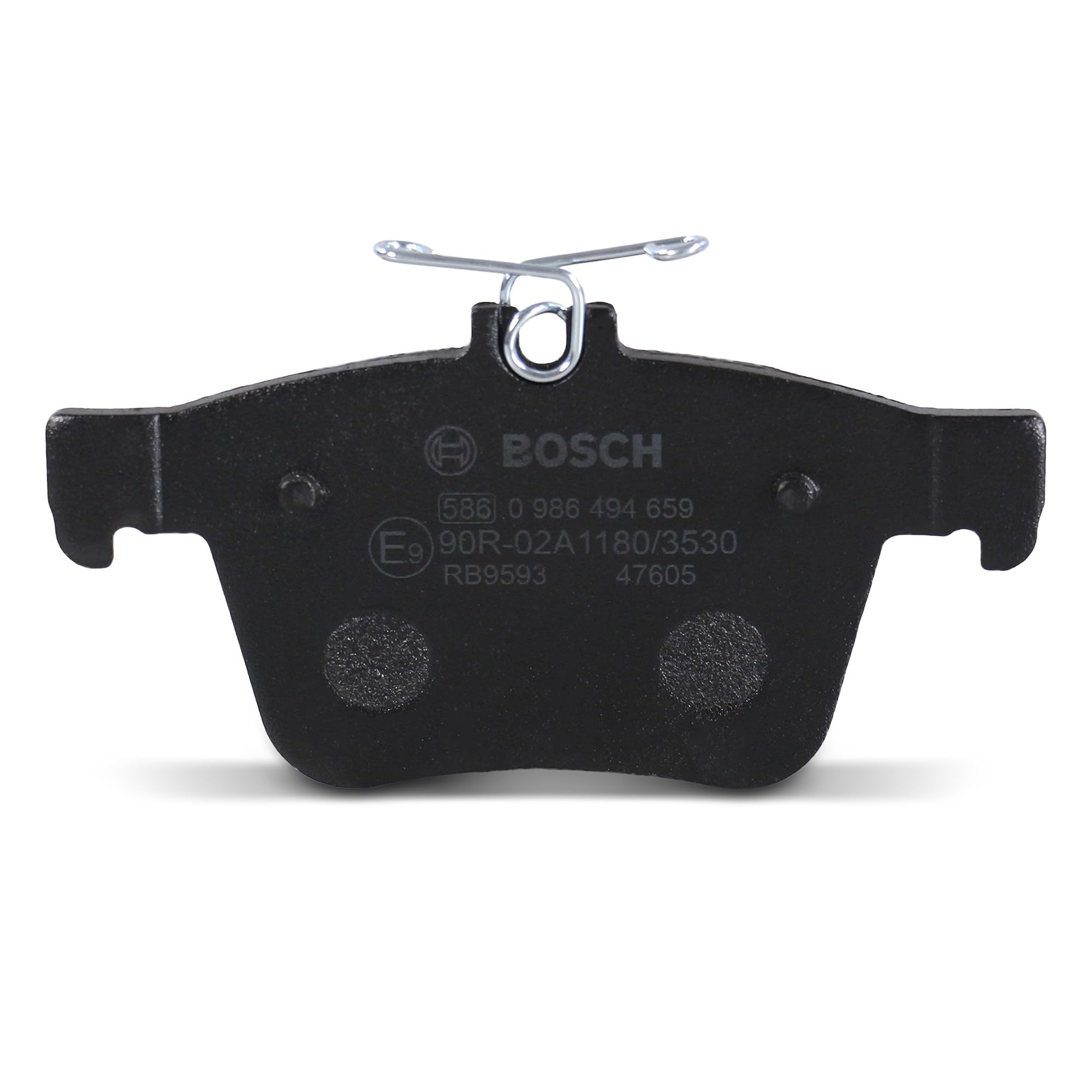 BOSCH Plaquettes de frein arrière (jeu) 0986494659 | Qualité Bosch - Réduction du Bruit et de la Poussière - Certifié ECE-R90 - Sans Cuivre