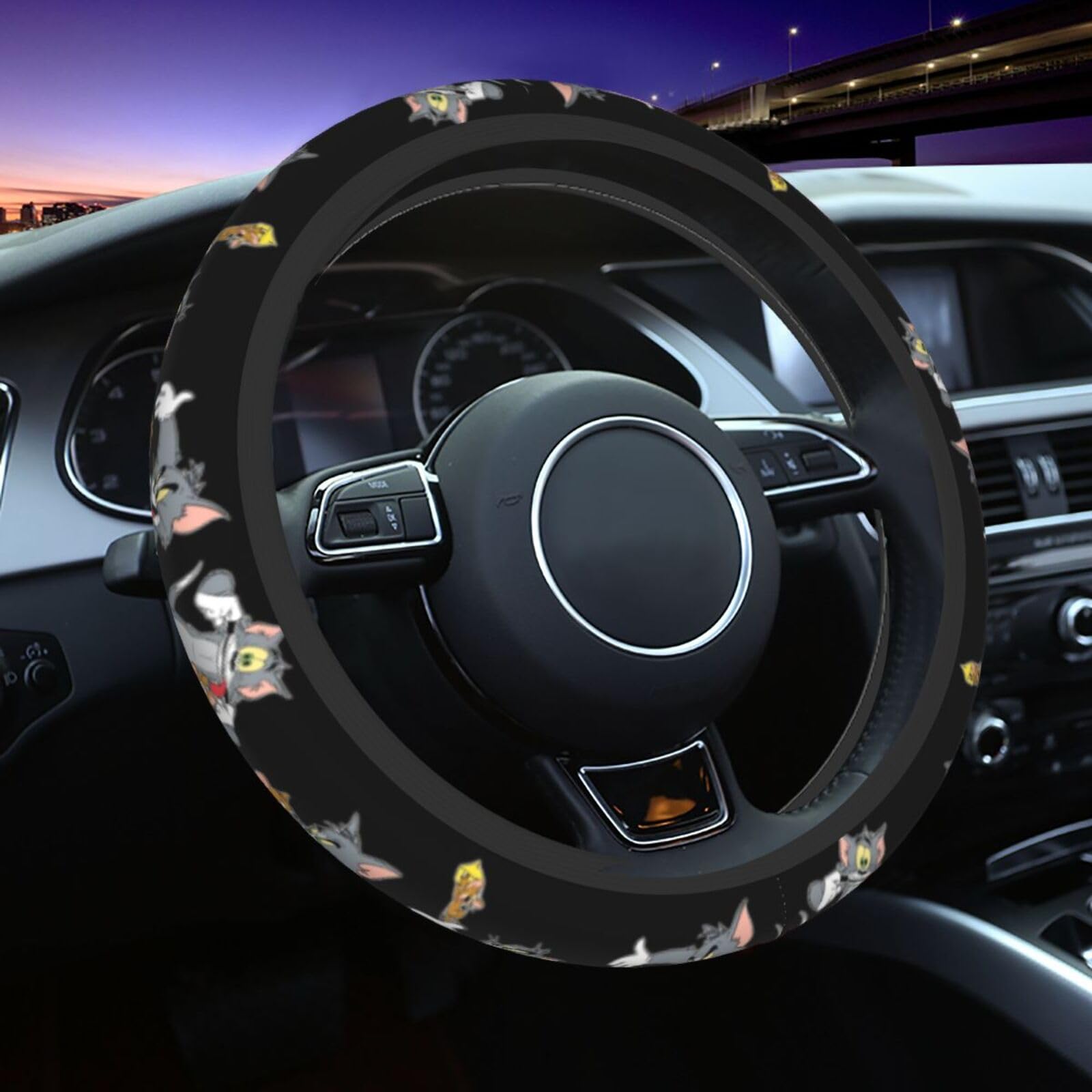 軽自動車　ハンドル　イエロークリア イエロー -LED -イエローハット（ハンドルカバー、ステアリング