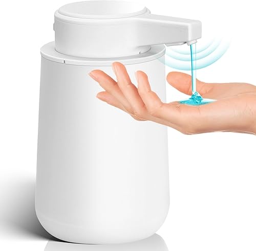 Dispensador automático de jabón líquido sin contacto 9 oz plástico blanco 3 niveles ajustable moderno recargable eléctrico inteligente dispensador disponible en Yaxa Costa Rica
