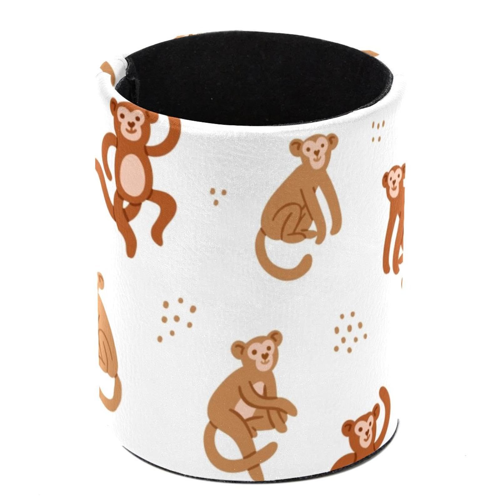 Porte-pinceaux maquillage et stylos en cuir pour sublimer votre coiffeuse