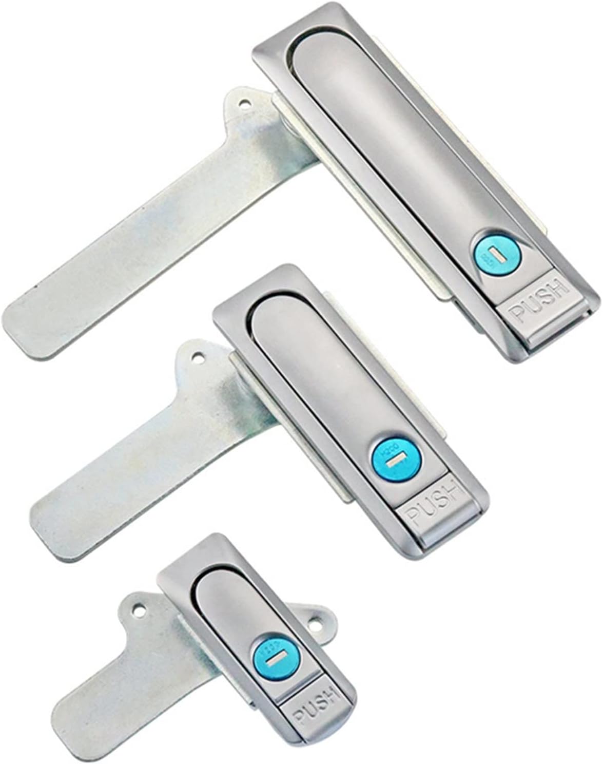 Plane Lock Press Type Spring Lock Plane Lock of Machine Equipment Cabinet 1Pcs(AB102-2-1)