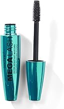 Technic Mega Lash Water Resistant Mascara - Vegan, Ultra Black, Water Resistant, Hard wearing, Smudge-Proof, Lash Building Formula For Volume Glam Lashes - 12ml