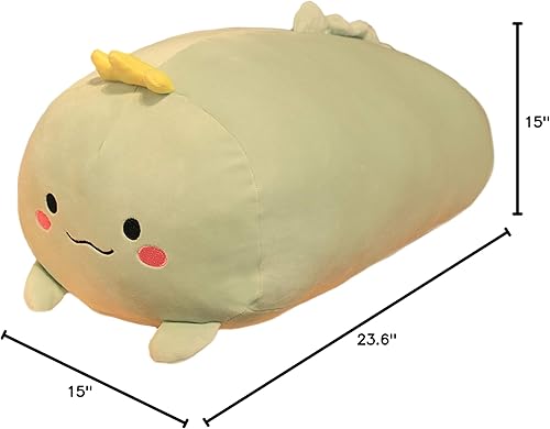 Vista 55 de ELAINREN Peluche de gatito negro ultrasuave, almohada grande para abrazar, cojín de peluche para abrazar, regalo de decoración de regalo, 31.5