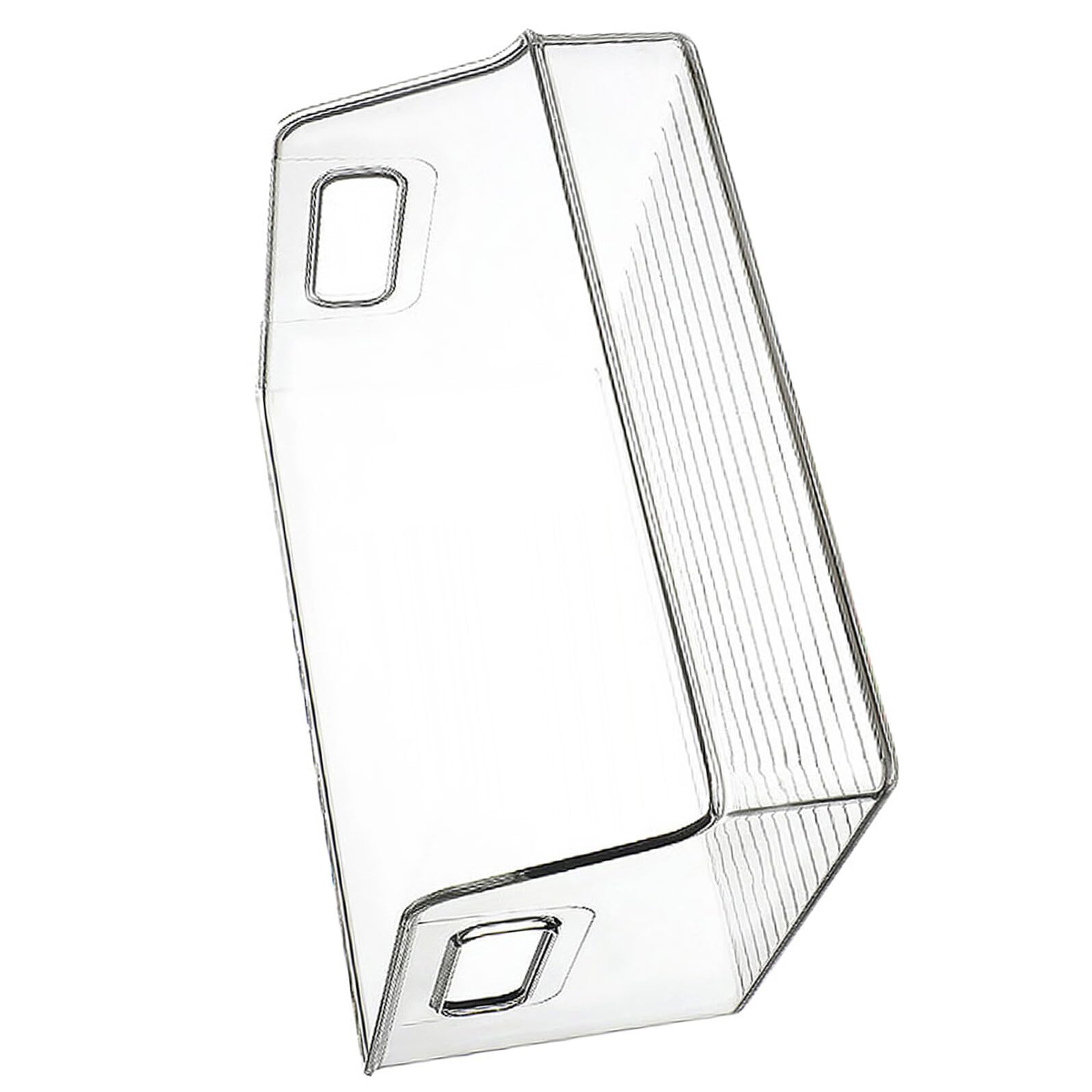 Bac de rangement polyvalent en plastique transparent robuste