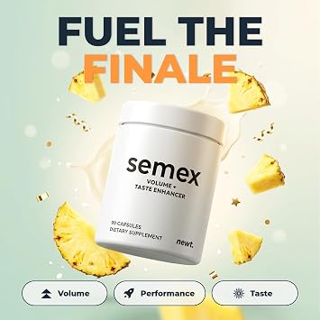 SEMEXTM Semen Volume Booster Doctor Formulated Natural Support for Male Sperm Health, Load Volume Boost & Stamina, Male Fertility Supplement Made in USA 90 Count