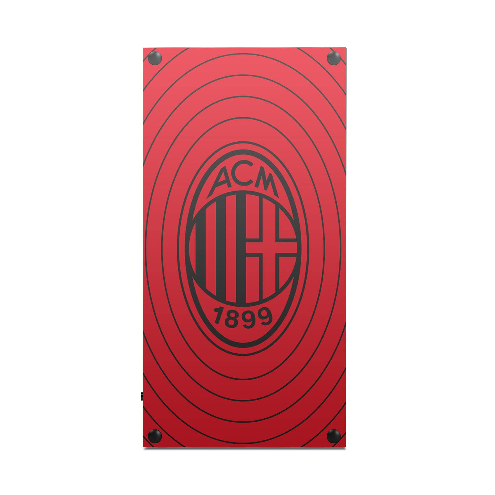 Head Case Designs sous Licence Officielle AC Milan Rouge Et Noir Art Vinyle Autocollant De Jeu Peau Autocollant Couverture Compatible avec Xbox Series X Console and Controller Bundle