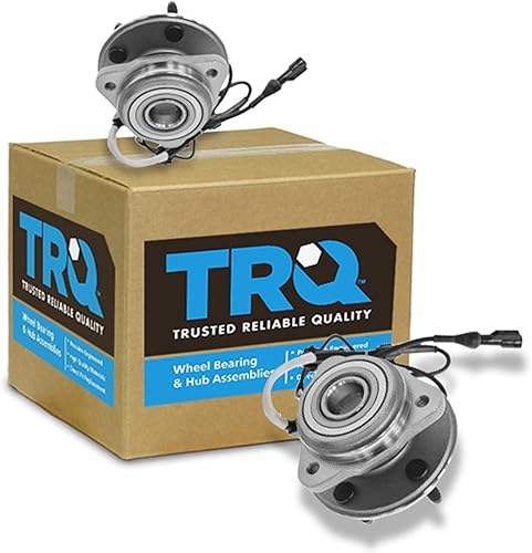 Vista 81 de TRQ Juego de Rodamientos de Rueda y Cubierta de Llanta Trasera para Conductor y Pasajero 2 Piezas Compatible con Infiniti G35 2003-2006 2007 G35