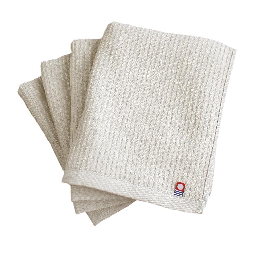 Amazon｜今治タオル フェイスタオル 4枚セット 薄手 速乾 綿100% 汗