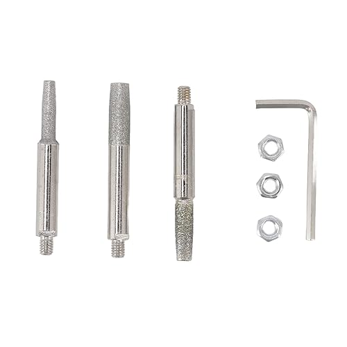 Miniatura 8 de Pilipane Plantilla de afilado de cadena de motosierra plantilla de afilado de motosierra ligera portátil afilador de hoja de manivela de aleación de