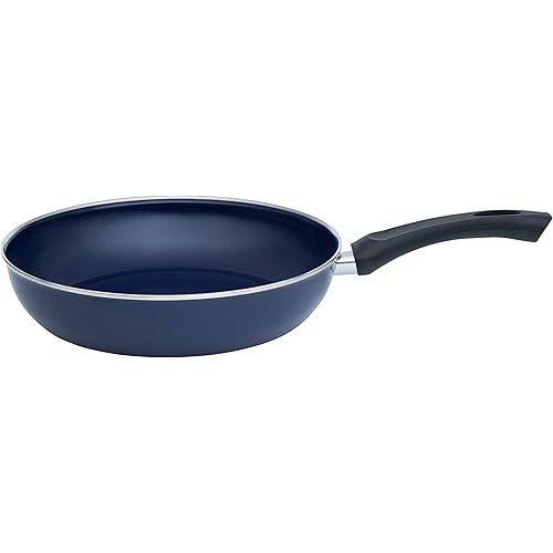 Riess  Classic - Hotel Profi Black/Blue Granny Pan, Diameter-24 cm Dark Blue