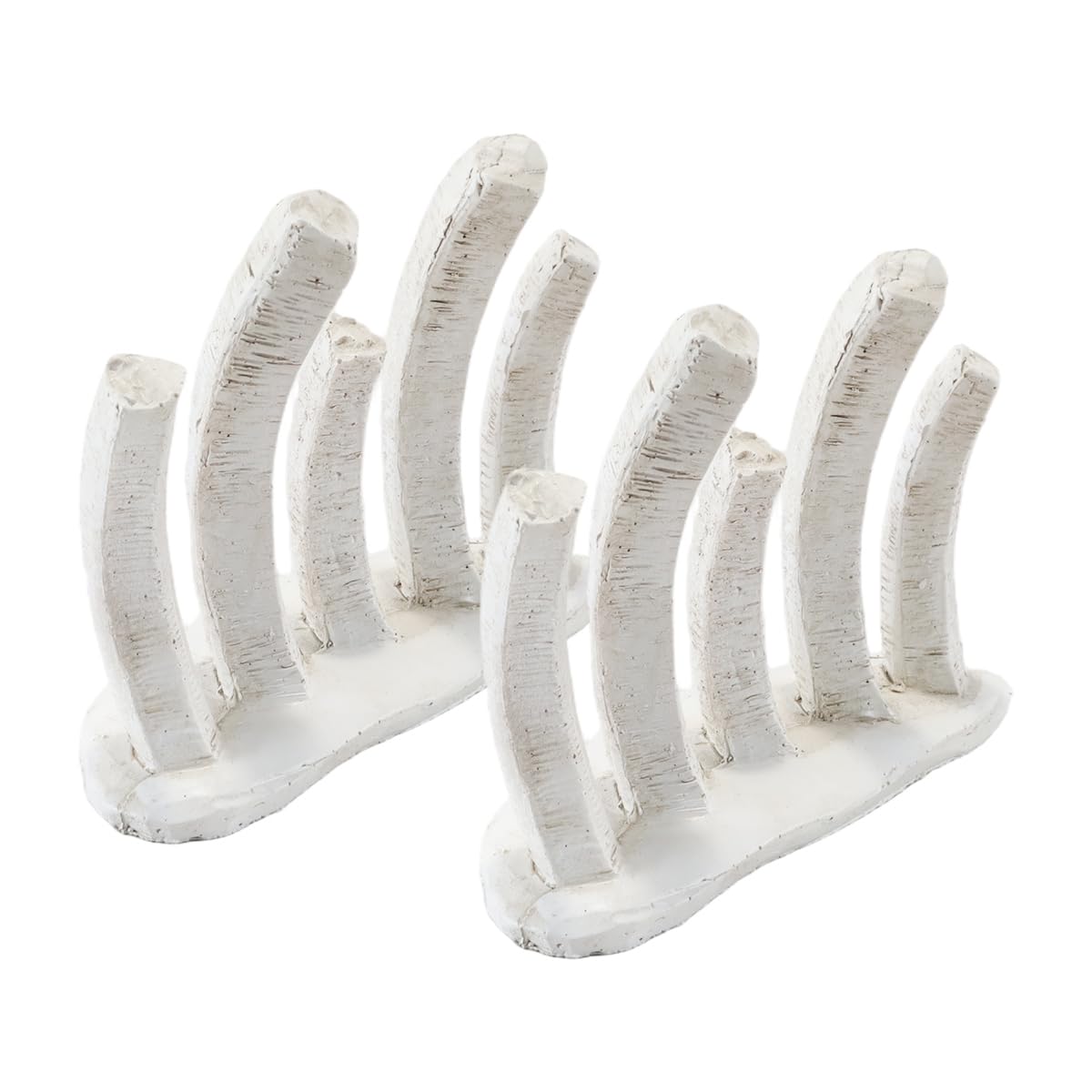 Voyoo 2Pcs Skull Fish Tank Decorations Dinosaur Bones Snake Hideout Cave Animal Reptile Ornament Halloween D茅cor for Terrarium Aquarium Large Betta Tarantula Decor