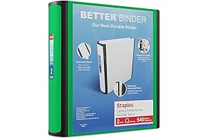 Staples Better Binder: An Organizational Ally in Eye-Catching Green