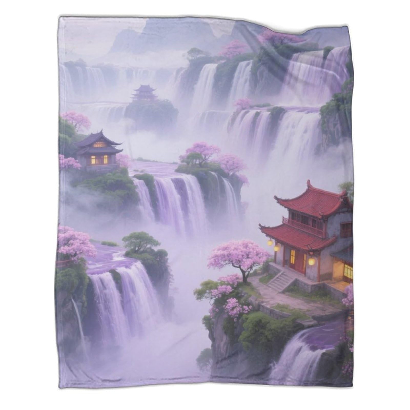 Plaids toutes saisons Rural Scenery couverture légère grand lit 200x230