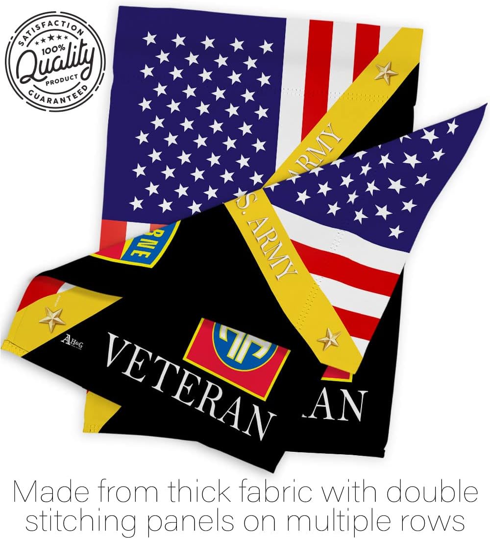 Home of 82nd Airborne Garden Flag - Set with Stand Armed Forces Army Rangers United State American Military Veteran Retire Official - House Banner Small Yard Gift Double-Sided 13 X 18.5