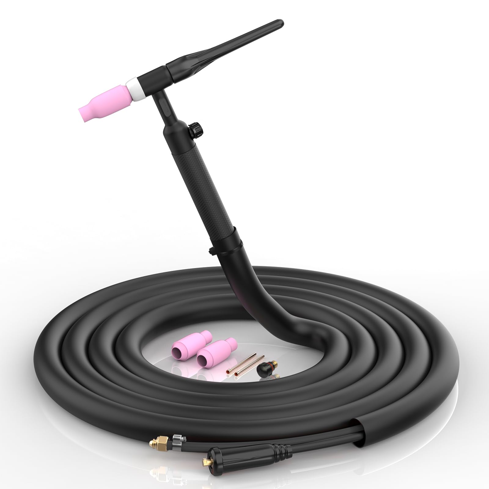 AZZUNO LIFT TIG Welding Torch, WP-17V Air-Cooled TIG Gun with 10-25mm² Quick Connector and 13-FT Cable&Gas Hose for AZZUNO MIG-135PRO/MIG-135F/MIG-155F