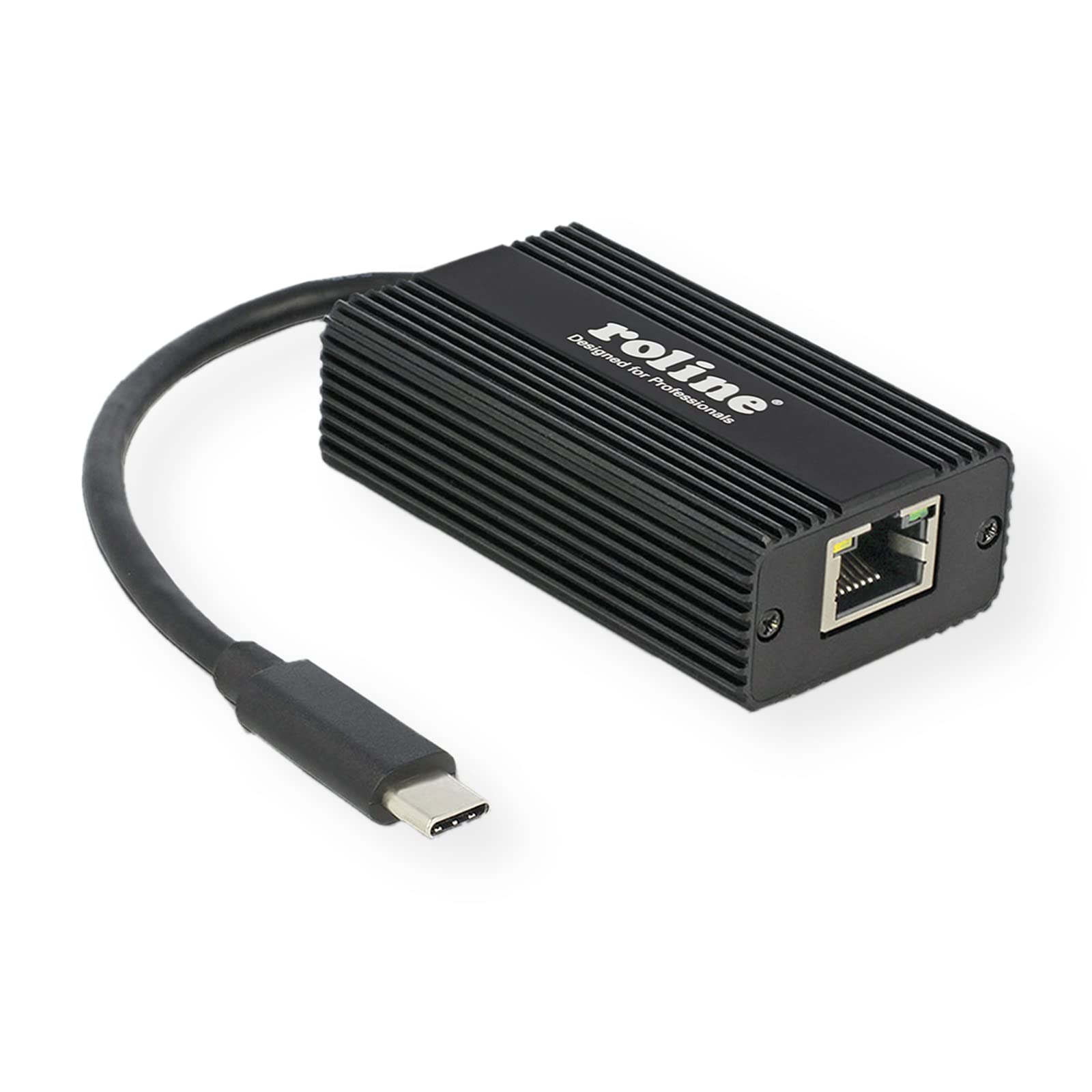 Convertidor ROLINE USB 3.2 Gen 2 a 2.5-Gigabit Ethernet con cable negro 4