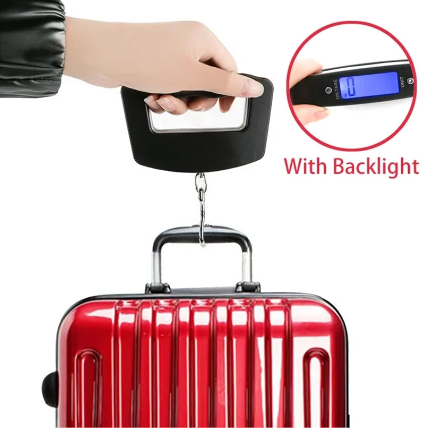 Portable Mini Digital Scale for Household & Market Use, Handheld Electronic Weighing Scale, Accurate Measurement, Lightweight, Ideal for Food, Jewelry, and Travel