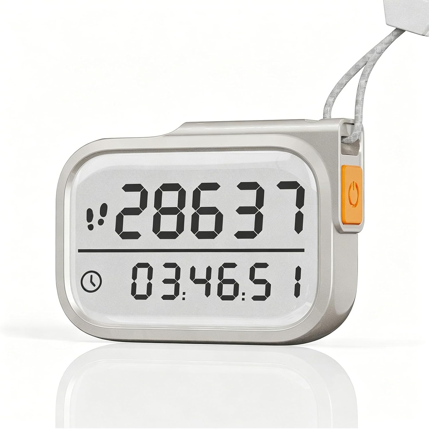 Portables Pedometer Durability Low Energy Consumption Step Counter Simple Operations for Outdoor Activity Walking Step Counter